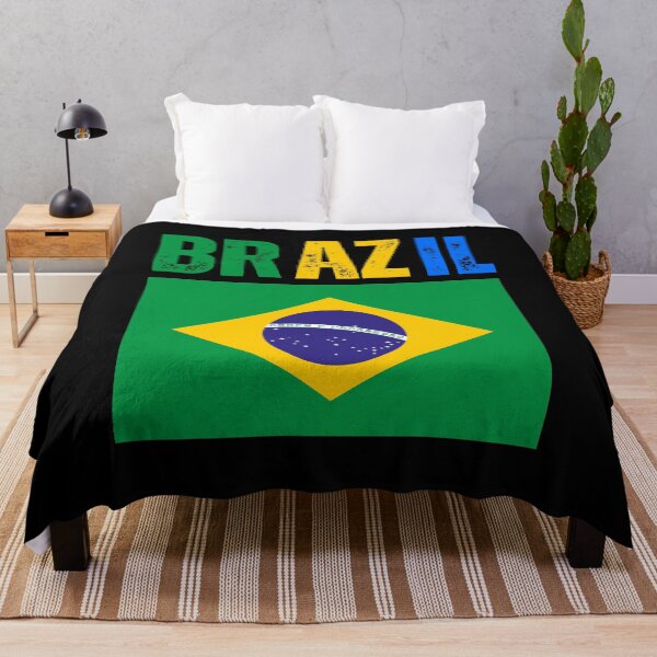 Item preview, Brazil Retro Flag Colors Minimalist Design designed and sold by Karim-Karem.
