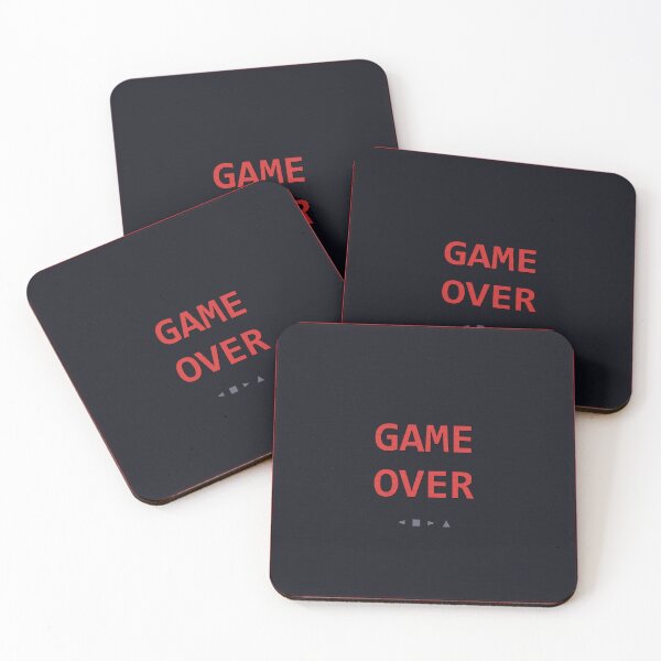Item preview, Game Over designed and sold by GamedropShop.