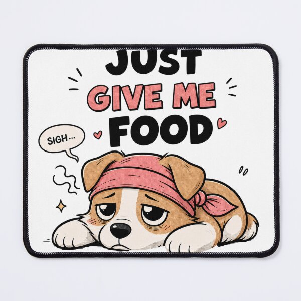 Item preview, Just Give Me Food Dog Mug designed and sold by HomeyDay.
