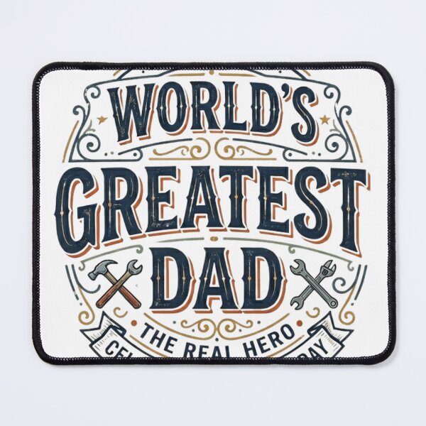 Item preview, World’s Greatest Dad Vintage Typography PNG | Retro Father’s Day Shirt Design designed and sold by Baby Adee Collective.