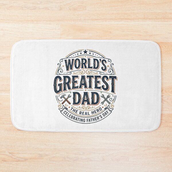 Item preview, World’s Greatest Dad Vintage Typography PNG | Retro Father’s Day Shirt Design designed and sold by Baby Adee Collective.