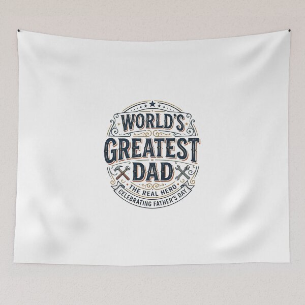 Item preview, World’s Greatest Dad Vintage Typography PNG | Retro Father’s Day Shirt Design designed and sold by Baby Adee Collective.