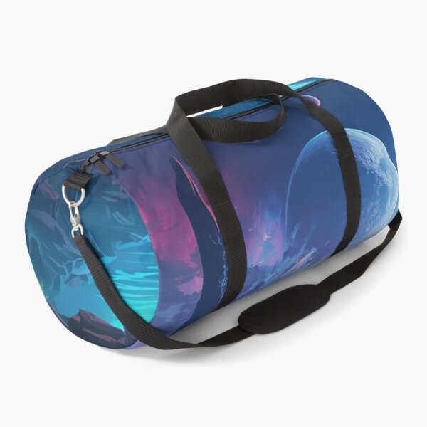 Item preview, Alien Crystal Canyon with Neon Rivers and Cosmic Storm Horizon designed and sold by Luminous Wilds.