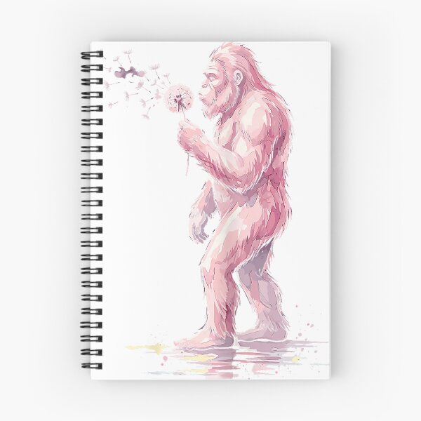 Item preview, Bigfoot Blowing Dandelion Watercolor Sasquatch designed and sold by melodycook.