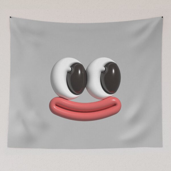 Item preview, 3D Goofy Cartoon Eyes and Smile Face designed and sold by samahl_l.