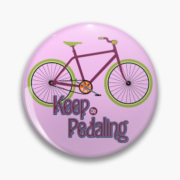 Item preview, KEEP ON PEDALING COLORFUL HAPPINESS designed and sold by Spokelore.