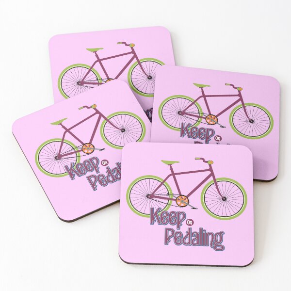 Item preview, KEEP ON PEDALING COLORFUL HAPPINESS designed and sold by Spokelore.