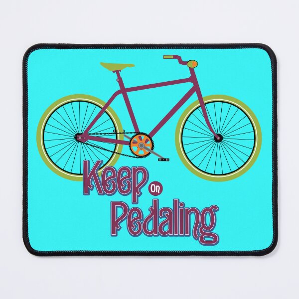 Item preview, KEEP ON PEDALING COLORFUL HAPPINESS designed and sold by Spokelore.