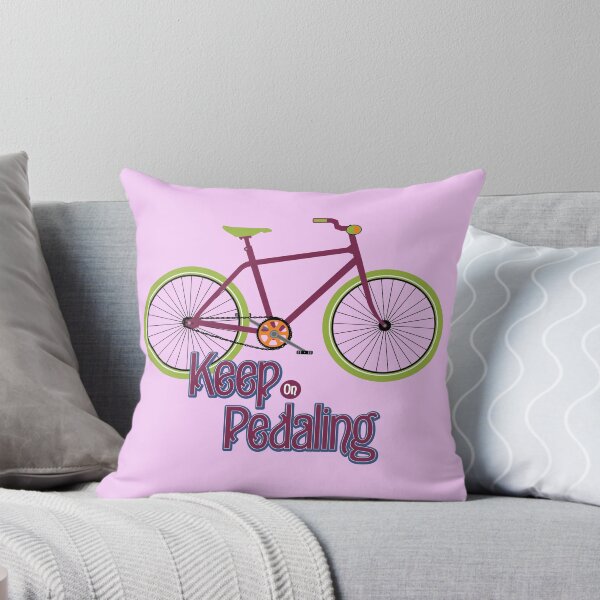 Item preview, KEEP ON PEDALING COLORFUL HAPPINESS designed and sold by Spokelore.