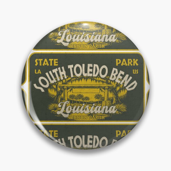 Item preview, South Toledo Bend State Park, Vernon Parish, Louisiana, badge design designed and sold by Wanderful-roads.