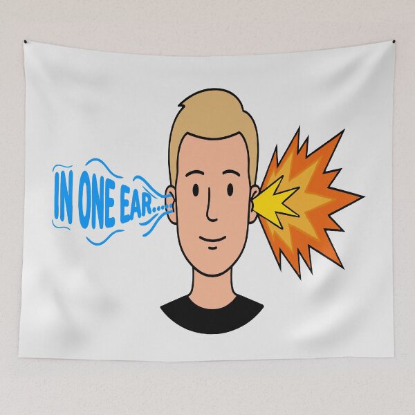 Item preview, In One Ear… - Inattentive Man designed and sold by Regal Rev.