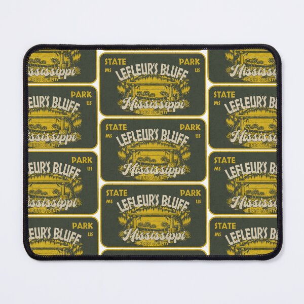Item preview, LeFleur's Bluff State Park, Hinds County, Mississippi, badge design designed and sold by Wanderful-roads.