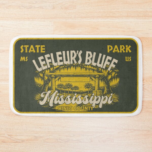 Item preview, LeFleur's Bluff State Park, Hinds County, Mississippi, badge design designed and sold by Wanderful-roads.
