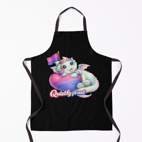 Item preview, Quietly Proud Bisexual Baby Dragon Pride Flag Cute LGBTQ Dragon Art designed and sold by Hatchling Hollow.