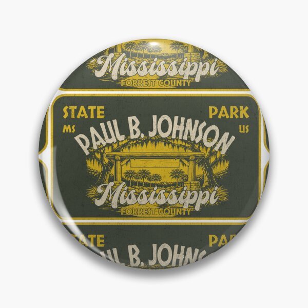 Item preview, Paul B. Johnson State Park, Forrest County, Mississippi, badge design designed and sold by Wanderful-roads.