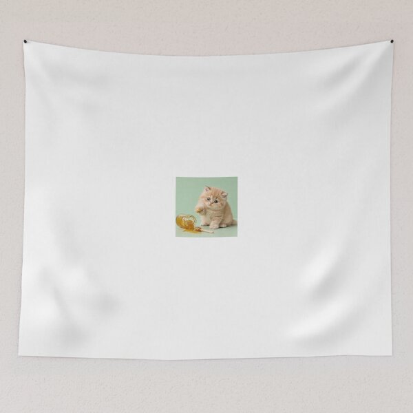 Item preview, Tiny Kitten Discovers Honey designed and sold by LovelyCatGalaxy.