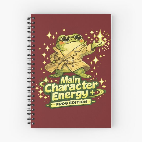 Item preview, Main Character Energy Frog Edition – Funny Confident Frog Art | Frog Humor Gift designed and sold by irfanshikh.