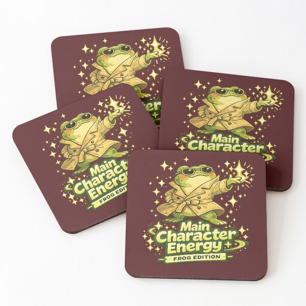 Item preview, Main Character Energy Frog Edition – Funny Confident Frog Art | Frog Humor Gift designed and sold by irfanshikh.
