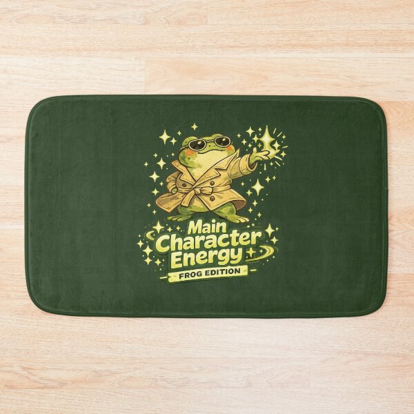Item preview, Main Character Energy Frog Edition – Funny Confident Frog Art | Frog Humor Gift designed and sold by irfanshikh.