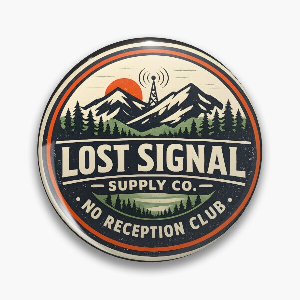 Item preview, Lost Signal Supply Co Vintage Hiking Graphic designed and sold by Naviora.