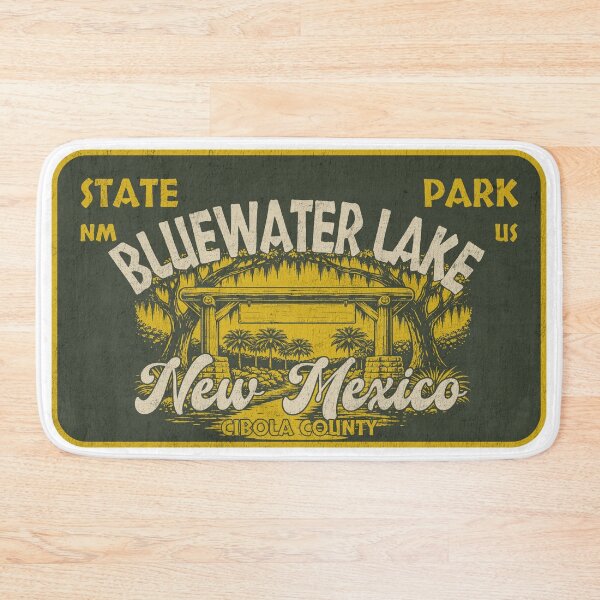 Item preview, Bluewater Lake State Park, Cibola County, New Mexico, badge design designed and sold by Wanderful-roads.