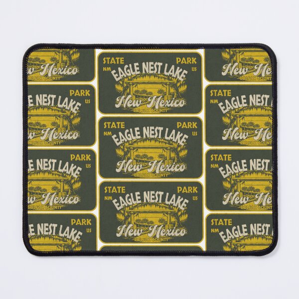 Item preview, Eagle Nest Lake State Park, Colfax County, New Mexico, badge design designed and sold by Wanderful-roads.