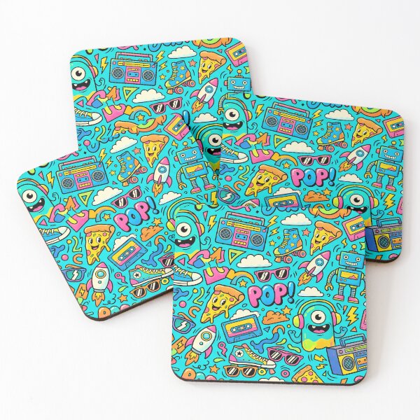 Item preview, Pop Art Colors Merging Reality Fantasy Artistic Expression designed and sold by ART ATTACK ZONE.