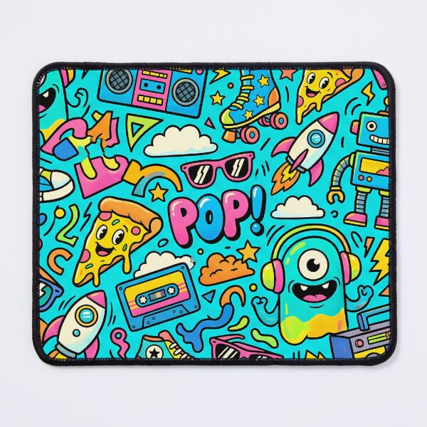 Item preview, Pop Art Colors Merging Reality Fantasy Artistic Expression designed and sold by ART ATTACK ZONE.