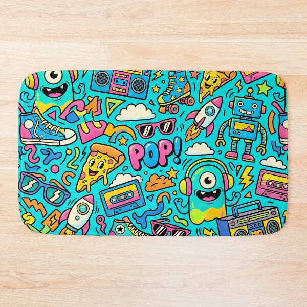 Item preview, Pop Art Colors Merging Reality Fantasy Artistic Expression designed and sold by ART ATTACK ZONE.