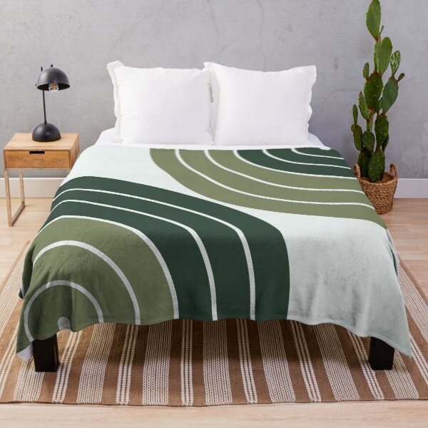 Item preview, Sage Green Mid Century Arch Geometric Abstract designed and sold by nineFlorals.