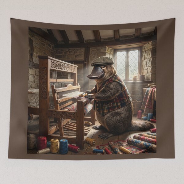 Item preview, Platypus Weaver at His Loom designed and sold by Tridentulus.