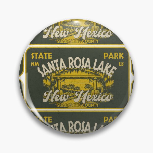 Item preview, Santa Rosa Lake State Park, Guadalupe County, New Mexico, badge design designed and sold by Wanderful-roads.