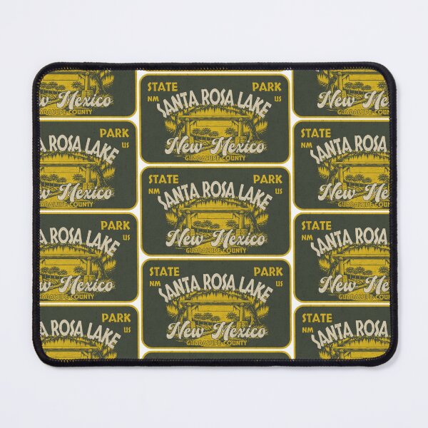 Item preview, Santa Rosa Lake State Park, Guadalupe County, New Mexico, badge design designed and sold by Wanderful-roads.
