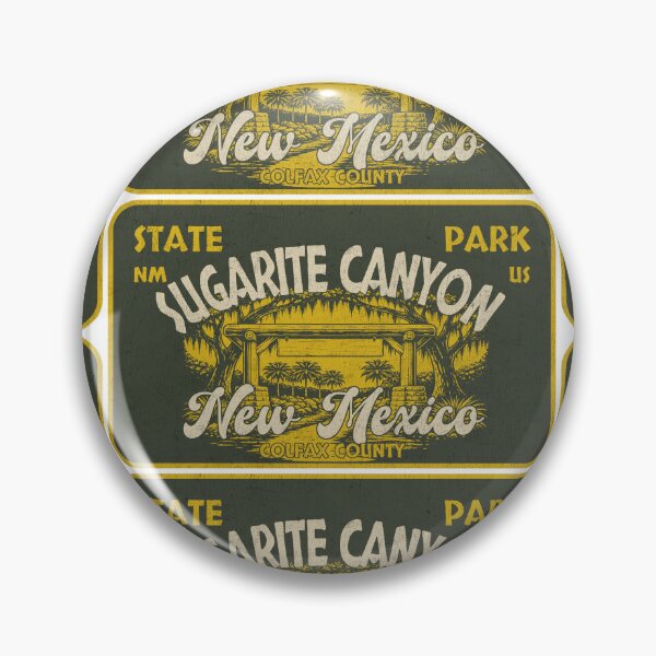 Item preview, Sugarite Canyon State Park, Colfax County, New Mexico, badge design designed and sold by Wanderful-roads.