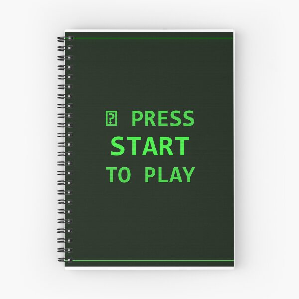 Item preview, Press start designed and sold by GamedropShop.