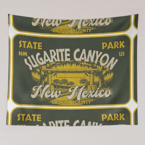 Item preview, Sugarite Canyon State Park, Colfax County, New Mexico, badge design designed and sold by Wanderful-roads.