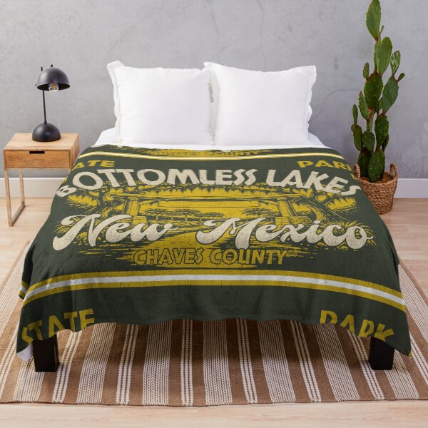 Item preview, Bottomless Lakes State Park, Chaves County, New Mexico, badge design designed and sold by Wanderful-roads.
