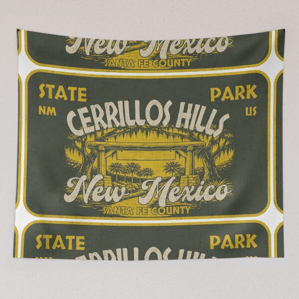 Item preview, Cerrillos Hills State Park, Santa Fe County, New Mexico, badge design designed and sold by Wanderful-roads.