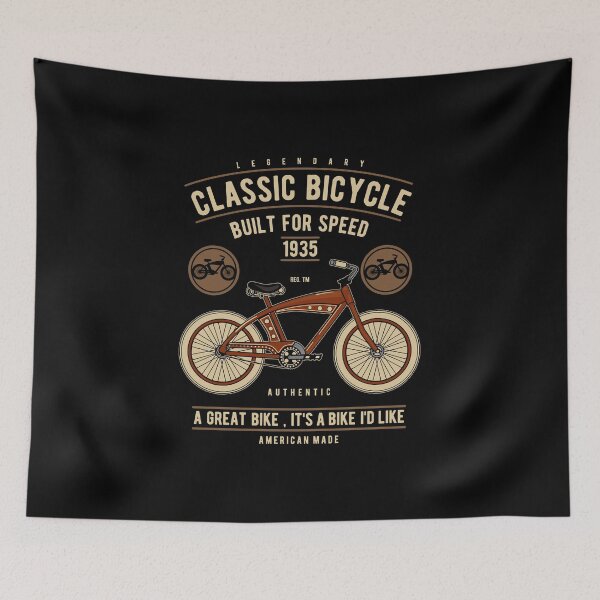 Item preview, Vintage Classic Bicycle Ride - Retro City Bike Cycling Club Design designed and sold by 1001T-Shirt.