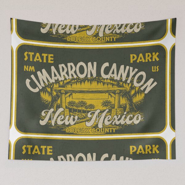 Item preview, Cimarron Canyon State Park, Colfax County, New Mexico, badge design designed and sold by Wanderful-roads.