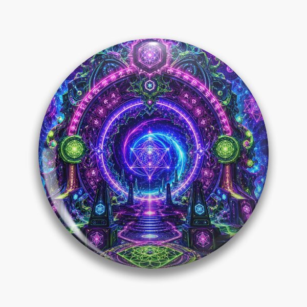 Item preview, Cosmic Psy Portal – Neon Dimension Gate designed and sold by RH Design Lab.