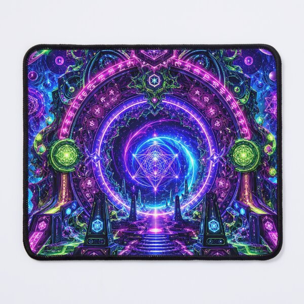 Item preview, Cosmic Psy Portal – Neon Dimension Gate designed and sold by RH Design Lab.
