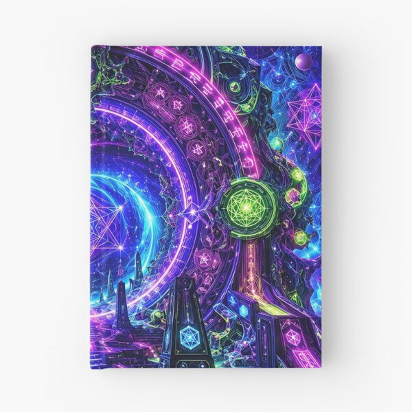 Item preview, Cosmic Psy Portal – Neon Dimension Gate designed and sold by RH Design Lab.