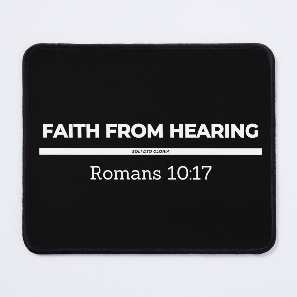 Item preview, Faith from Hearing Romans 10:17 Bible Verse Christian Design designed and sold by Ken Chung.