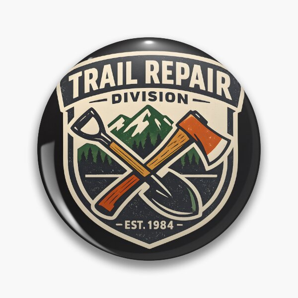 Item preview, Trail Repair Division Vintage Outdoor Design designed and sold by Naviora.