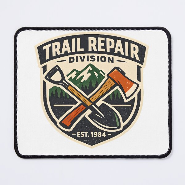 Item preview, Trail Repair Division Vintage Outdoor Design designed and sold by Naviora.