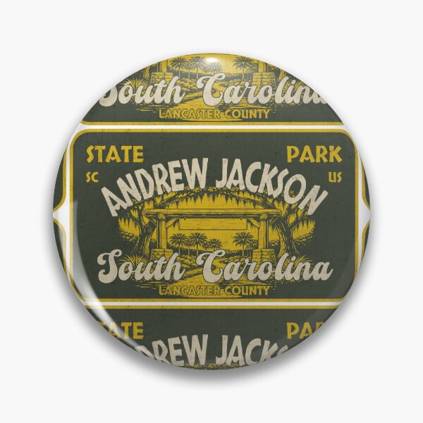 Item preview, Andrew Jackson State Park, Lancaster County, South Carolina, badge design designed and sold by Wanderful-roads.
