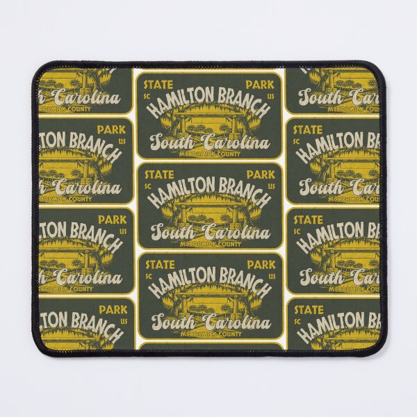 Item preview, Hamilton Branch State Park, McCormick County, South Carolina, badge design designed and sold by Wanderful-roads.