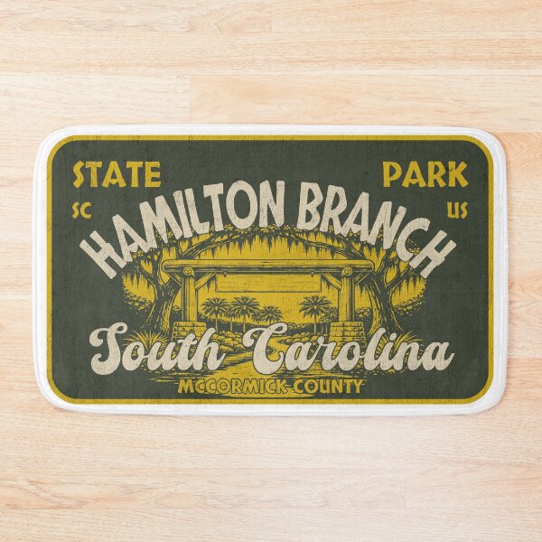 Item preview, Hamilton Branch State Park, McCormick County, South Carolina, badge design designed and sold by Wanderful-roads.
