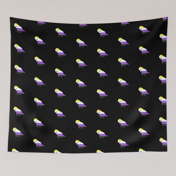 Item preview, nonbinary Dino nuggie t-rex designed and sold by Meowmeow996.